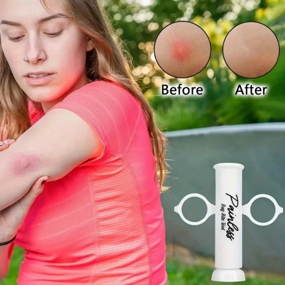 Natural Insect Bite Relief Chemical Free Single Tool Bug Bite Suction Tool Bug Bites/Bee/Wasp Stings Venom Extractor Itch Relief