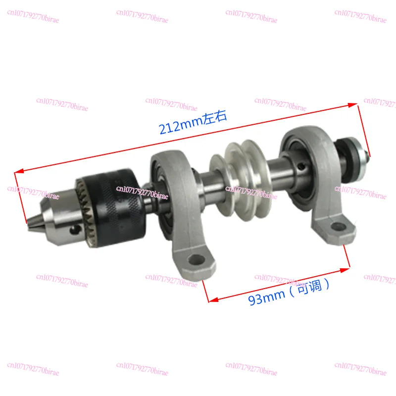 Bearing Seat Table Saw Drilling Woodworking Rotary Lathe DIY Unpowered Round Wood Bead Machine Cutting Spindle Chuck - view 4