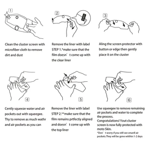 Anti-Risiko-Bildschirmschutz, Risiko-Cluster-Bildschirm, Royal Enfield Meteor 350, TFT, LCD, Ultra Claim, 2021 8 Hauptverkäufe Royal Enfield Carenage - №1
