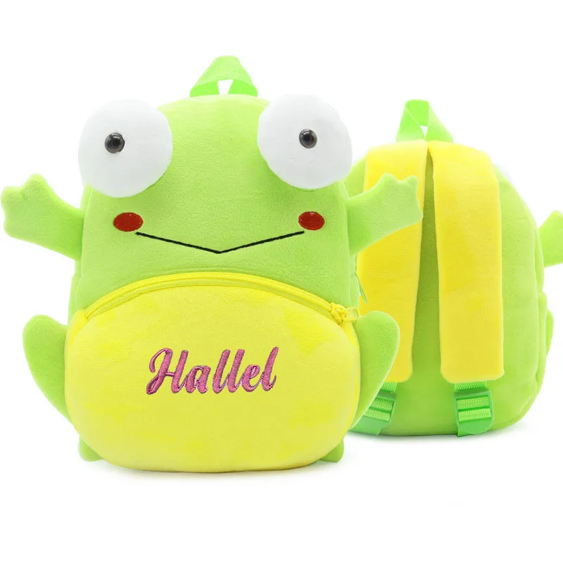 Personalized Child Bag With Name kids Backpack Animal Backpack Toddler Travel Bag Kindergarten Infant School Bag Custom Bag Gift