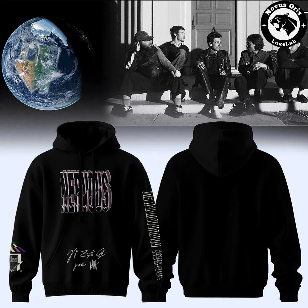 The Neighborhood Band Hoodie Earth Pattern Men's and Women's Hoodies Sportswear Rock Music Fans Merch Street