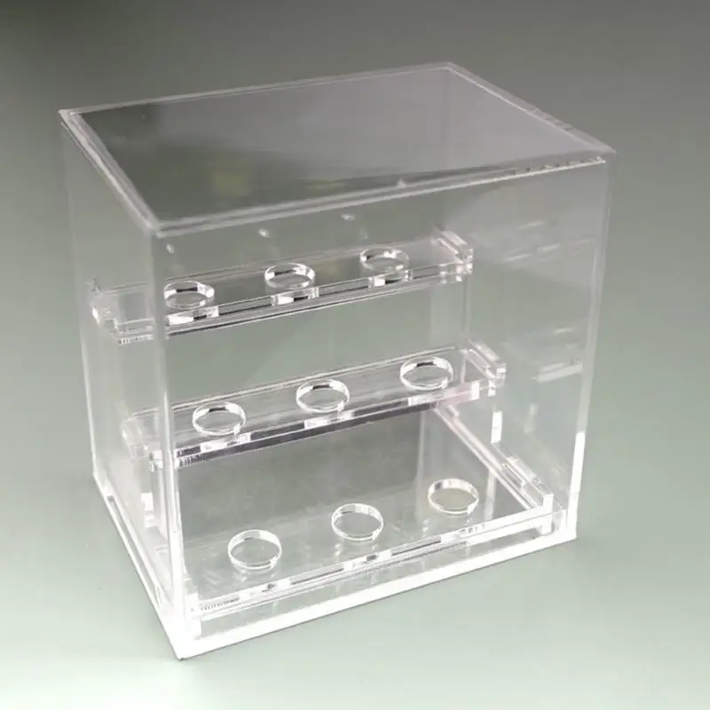 

P9FE Acrylic Crystal Stones Storage Display Box For Mineral And Gemstones Collection