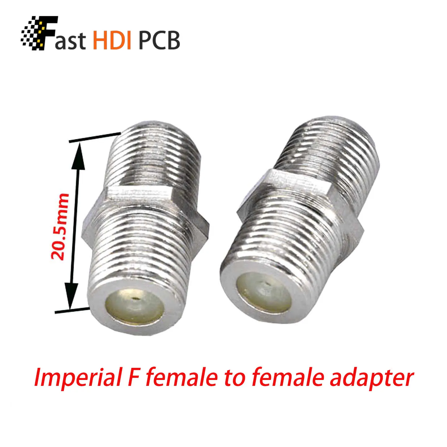 

Соединитель F (мама-мама) британского стандарта, Прямой переходник (мама-мама), Соединитель для кабельного телевидения, Двойное гнездо F