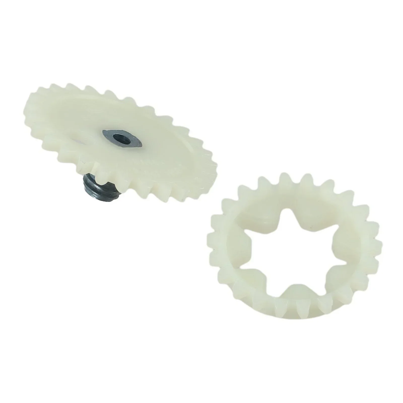 Plastic + Metal Oil Pump Worm Gear & Spur Wheel For  038 MS380 MS381 Chainsaw 1119 640 7100 1119 642 1501