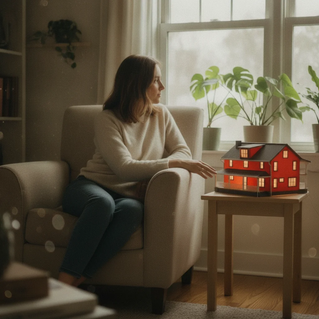 

Miniature House with Lighting Illuminated Architectural Display Model Diorama House Model Light-up Detailed for Collectors