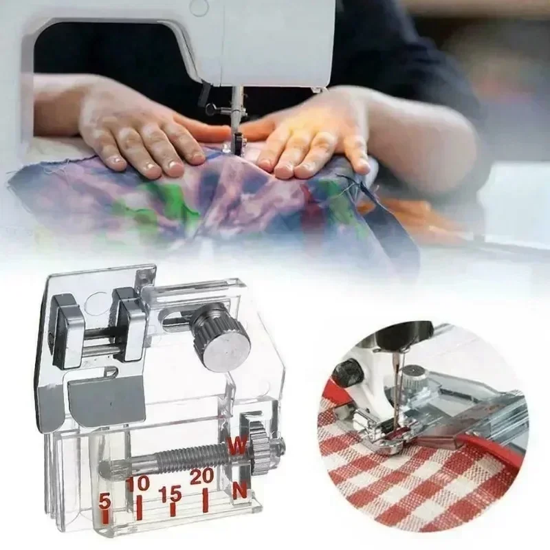 Sewing Machine Roller Foot Snap on Feet Will Fit Leather Presser Foot for Brother Singer Janome Babylock DIY Sewing Accessories