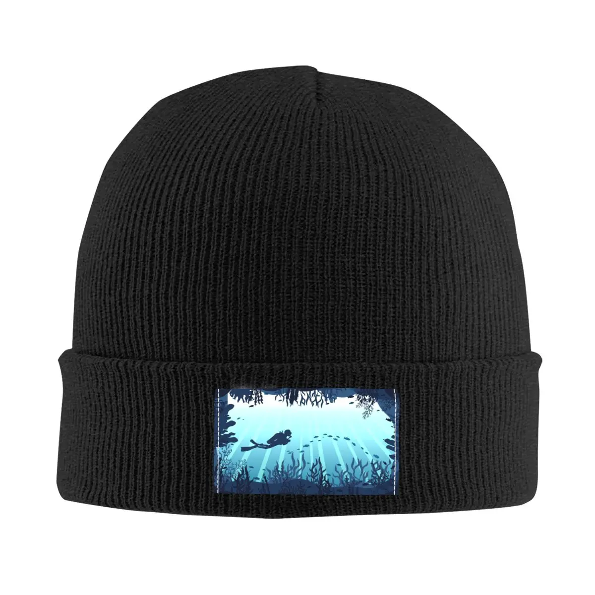 Deep Sea Caveran Diver Bonnet Hat Knit Hat Men Women Hip Hop Unisex Dive Explore Warm Winter Skullies Beanies Caps