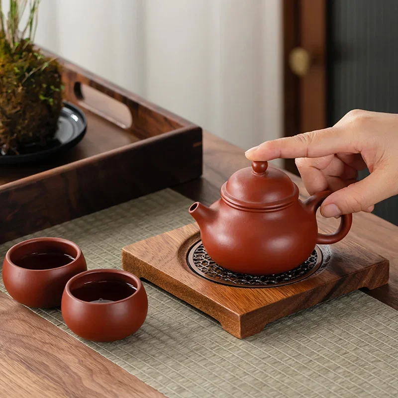 China Natural walnut wood tea tray, simple square Tea Board, high grade solid wood water storage, small tea tray