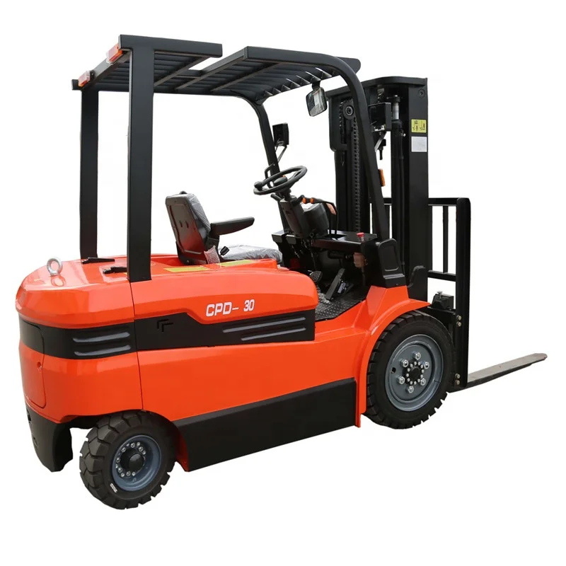 Hot Sell Rough Terrain 48V Electric Compact Mini Forklift Truck With Forged Pallet Solid Tyre Side Shift Price
