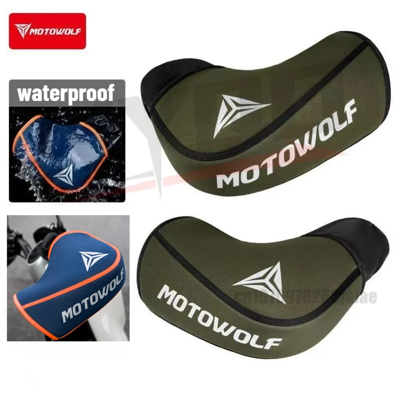 

Зимние водонепроницаемые муфты на руль мотоцикла, термоперчатки для снегохода, электронного велосипеда, мотоцикла