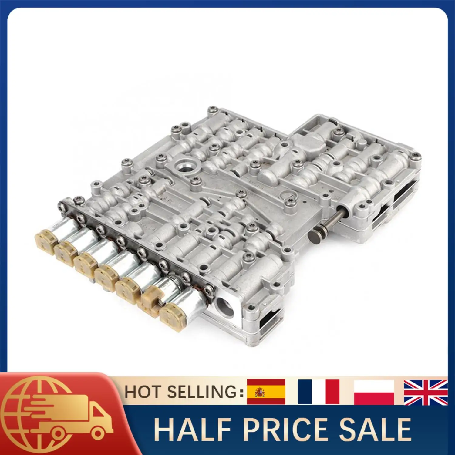 

Корпус клапана коробки передач 6R80 с выводным каркасом TCM и электромагнитами для Ford F150 Ranger Expedition Lincoln Navigator 2009-Up OEM