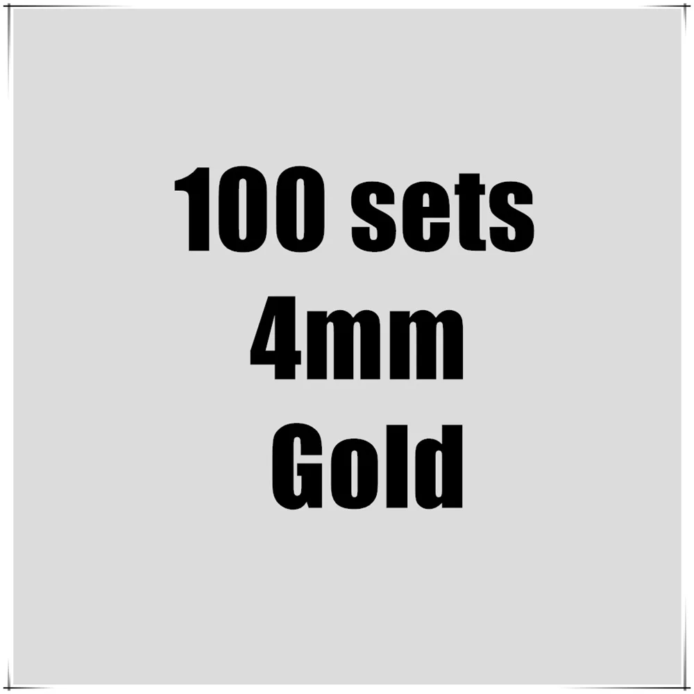 100 stks/pak Metalen Oogjes Grommets 3 MM 4 MM 5 MM voor Leather Craft DIY Scrapbooking Schoenen Mode Praktische Accessoires