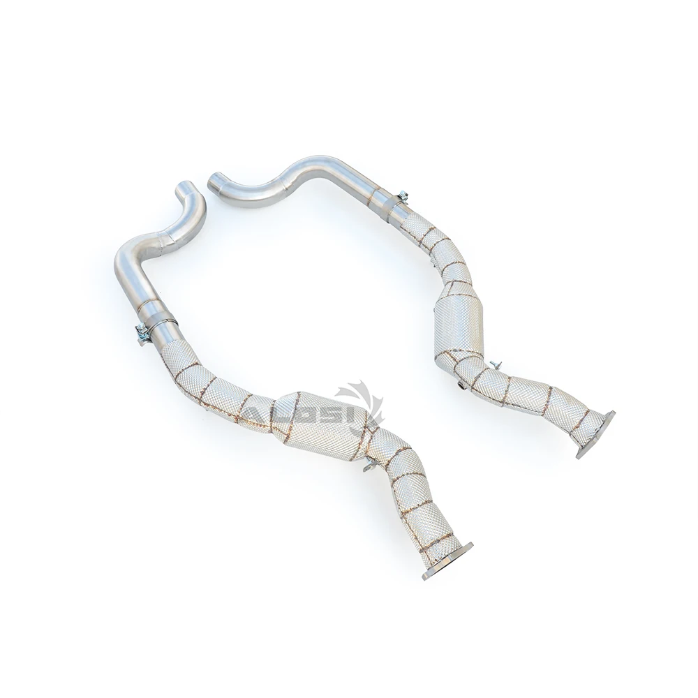 

Для Bentley Continental GT Flying Spur 2-го поколения 4.8T 2012-2018 прямая выхлопная труба из нержавеющей стали с теплозащитным экраном