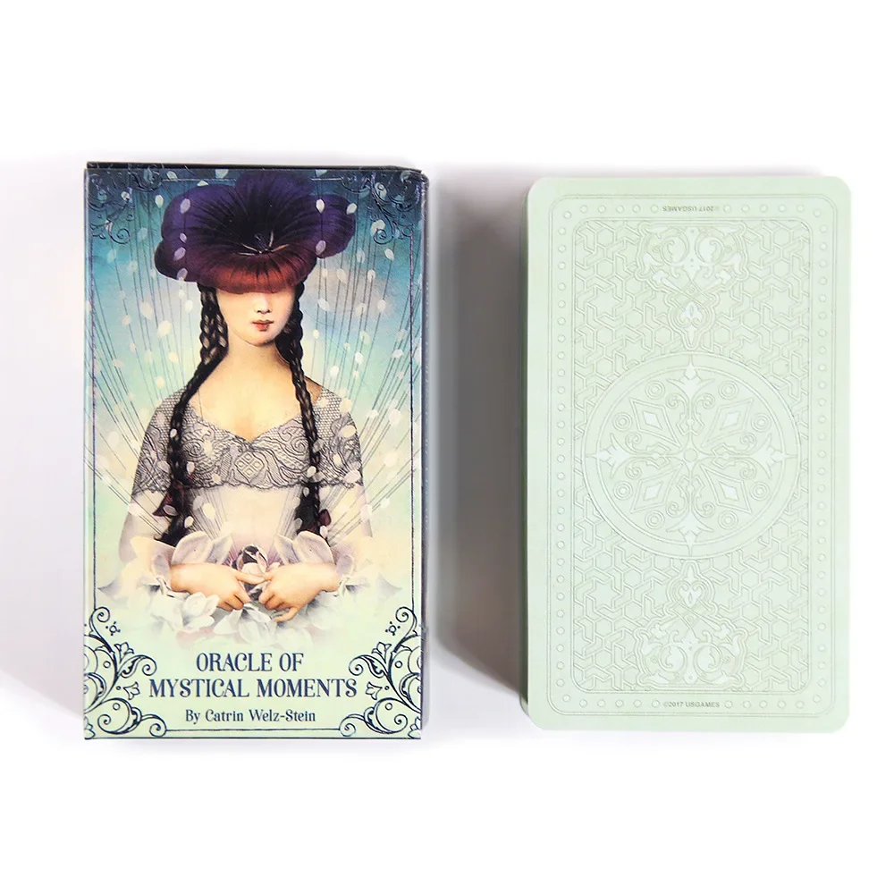 Cartas de oráculo de momentos místicos, juego de mesa de fiesta de ocio, baraja de Tarot de Prophecy de adivinación de alta calidad con libro de guía PDF