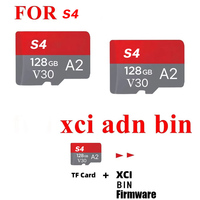 S4 For NSeverdrive MIg64g 128G SD Card is Installed XCI and BIN files to facilitate you to receive goods plug and play