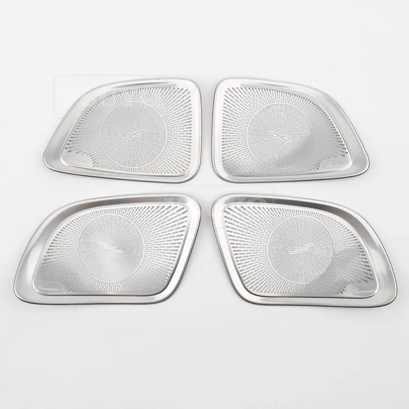 For 2022 Mercedes-Benz New C-Class C200 C260L Speaker Cover Modification Car Door Audio Cover Interior Trim Sticker