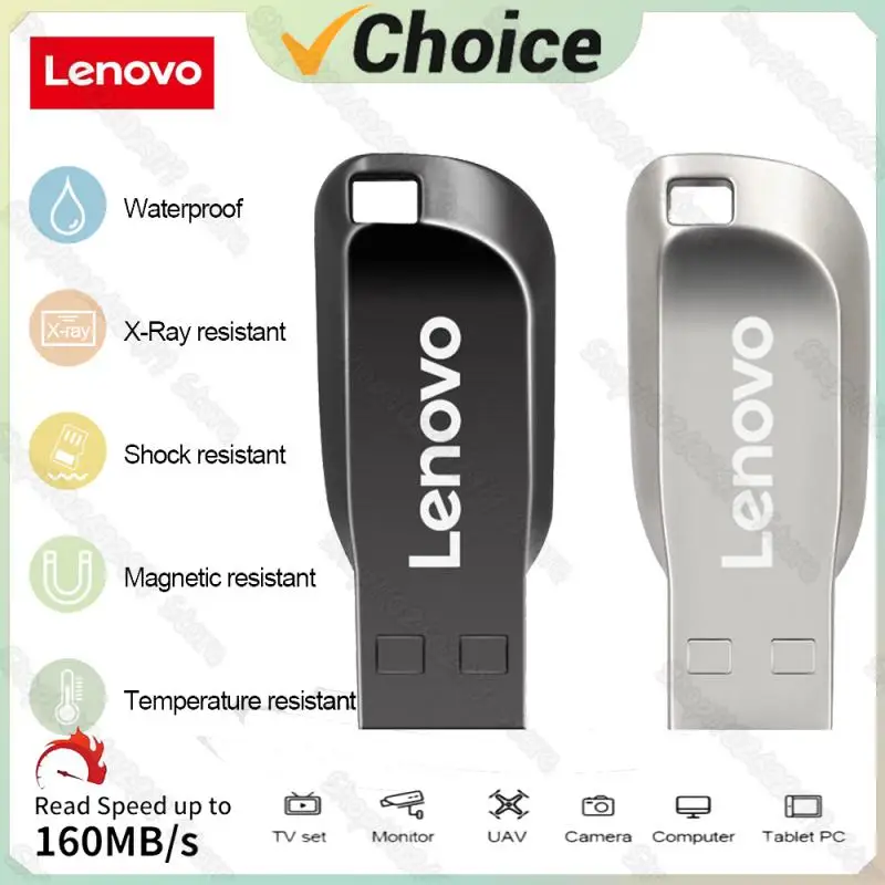 Lenovo Usb Flash Drive 128gb Memory Stick 512GB For Phone Pendrive 16gb Metal U Disk OTG Pen Drive 32gb Wholesale Free Logo