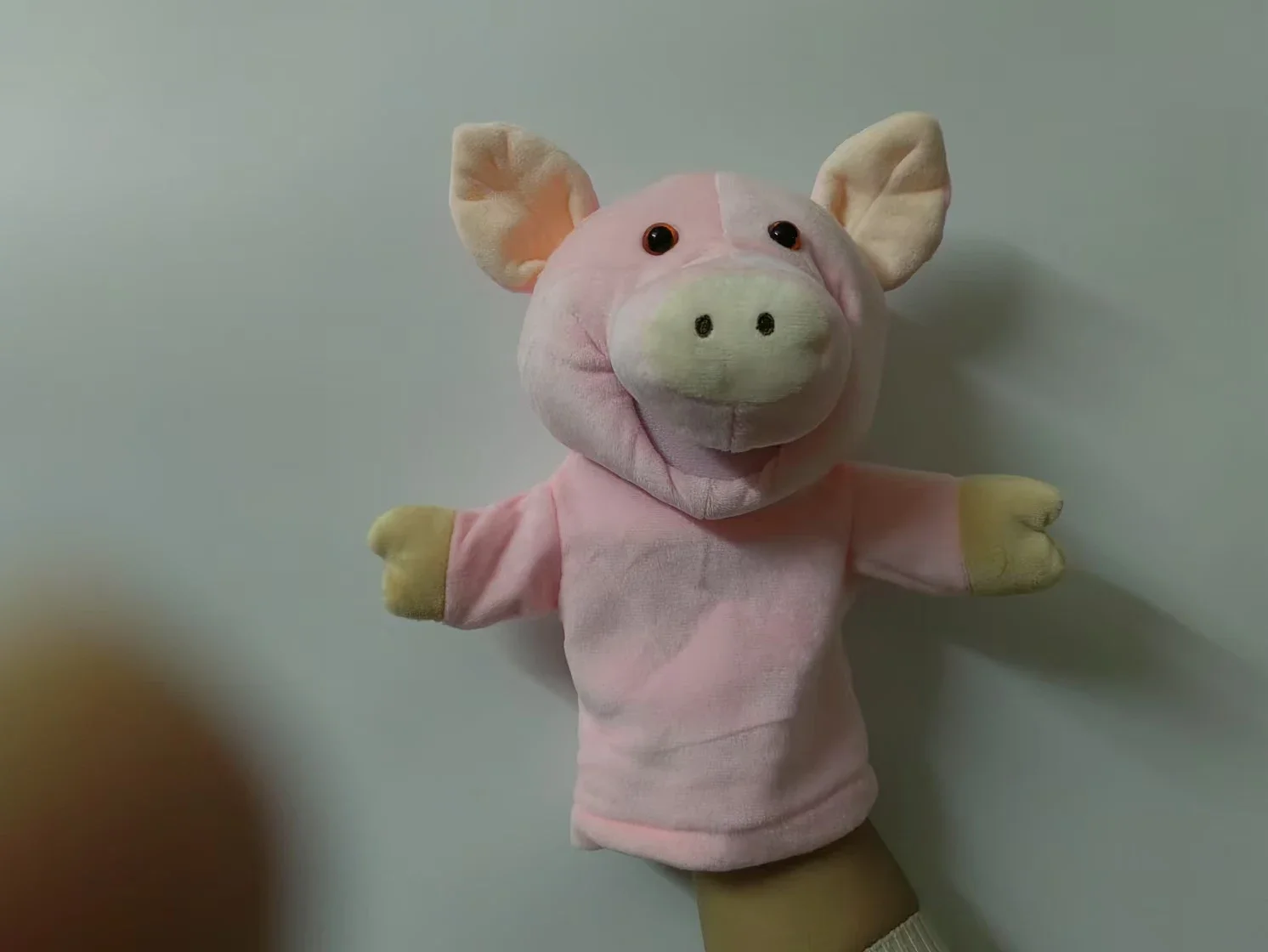 Animal Plush Hand Puppets  Kids  Soft Toy Big Grey Wolf Shape Pretend Playing Dolls Gift For Children Gift