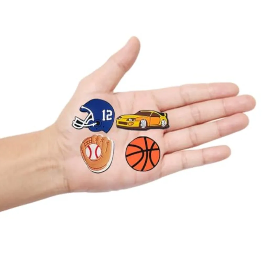 20 Stück Schuhanhänger für Jungen, Dekorationen, Zubehör für Sls Pins, Armband, Armband