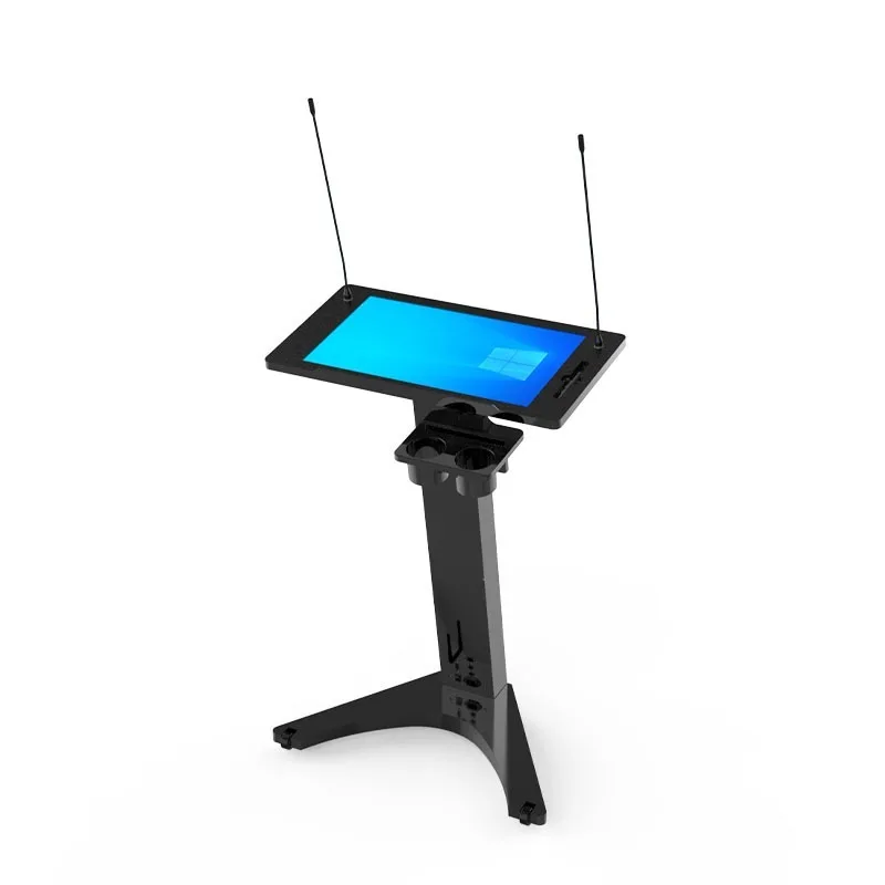 Simple Lifting Smart Podium Multimedia Conference Room Lecture Hall Stage Wireless Screen Projection Intelligent Electronic