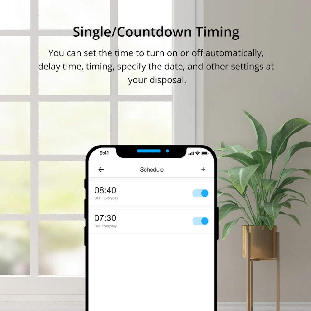 Woolley No سلك محايد واي فاي التبديل وحدة مفتاح الإضاءة الذكية الصغيرة اتجاهين التحكم متوافق مع Alexa Google Home eWeLink APP