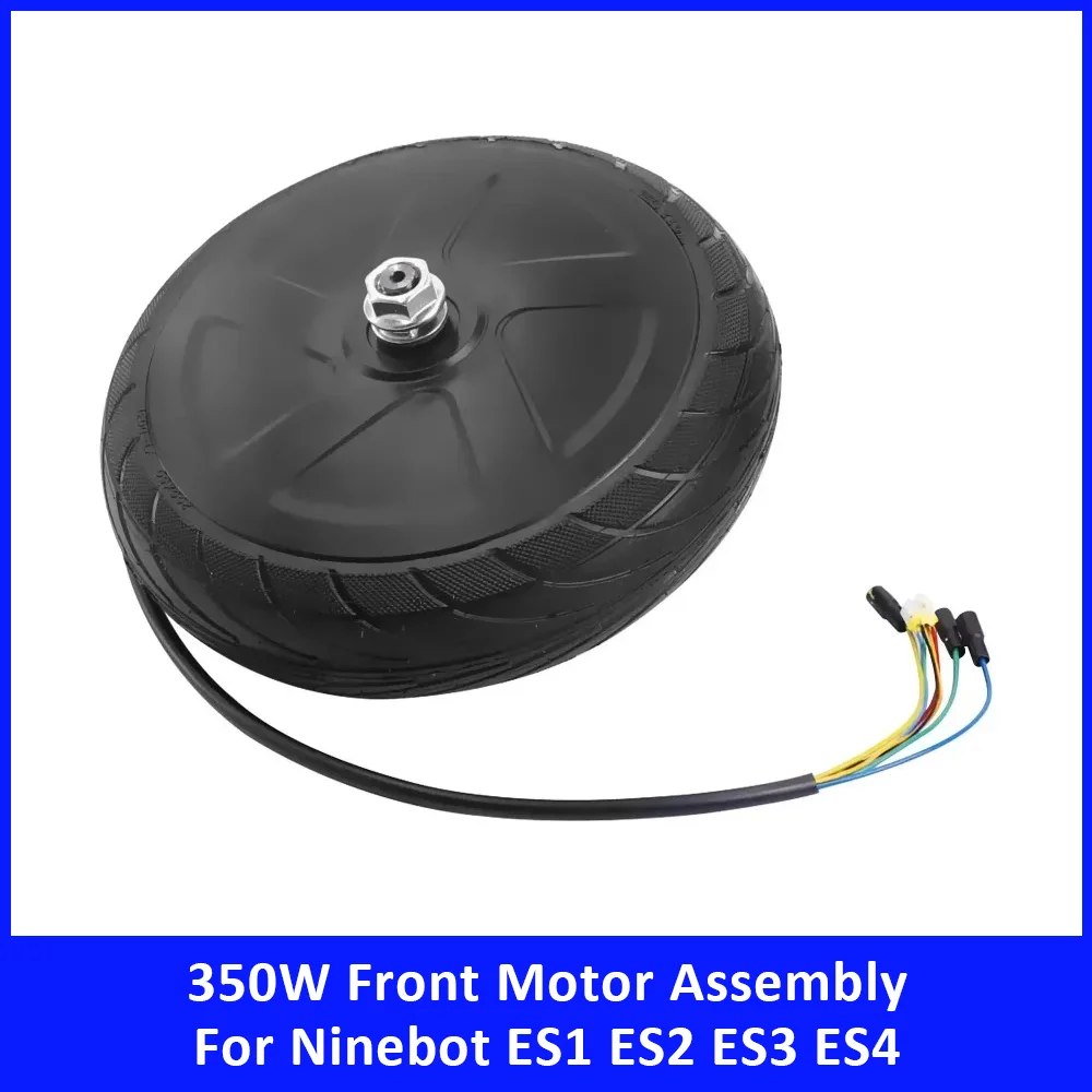 

Комплект переднего мотор-колеса 350 Вт с цельной шиной для электросамокатов Ninebot ES1 ES2 ES3 ES4, запчасти для замены двигателя