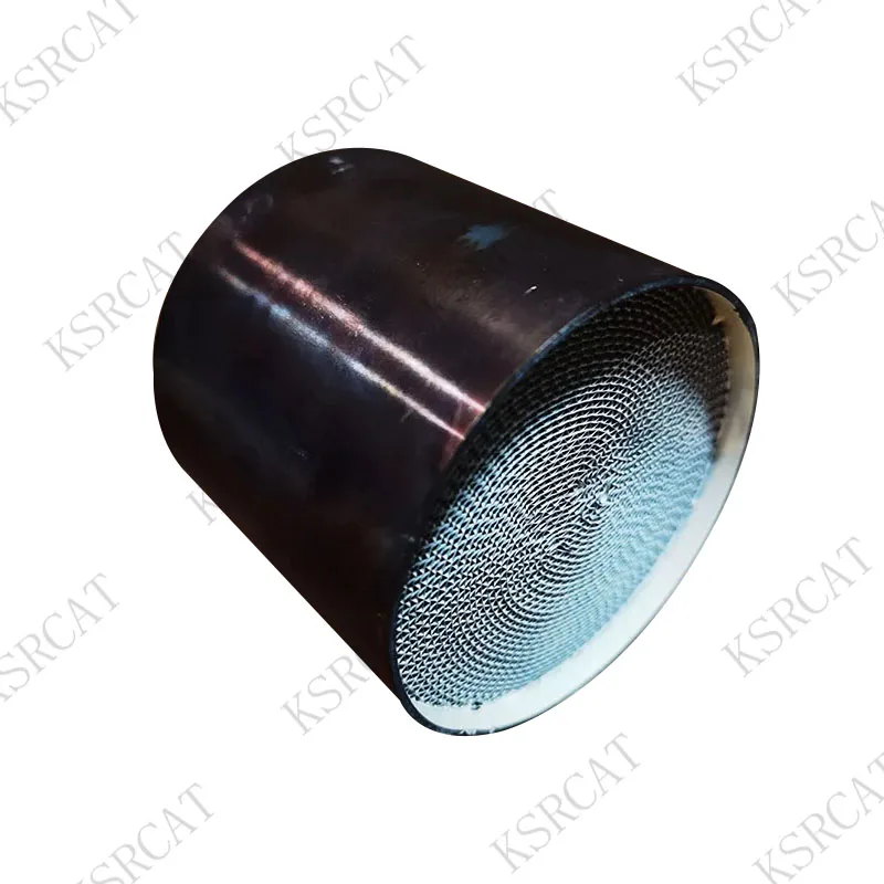 Metallic Catalytic Converter Euro 4 Catalyst 120*100MM 200/300CPSI Suitable For Cars Catalyst Exhaust