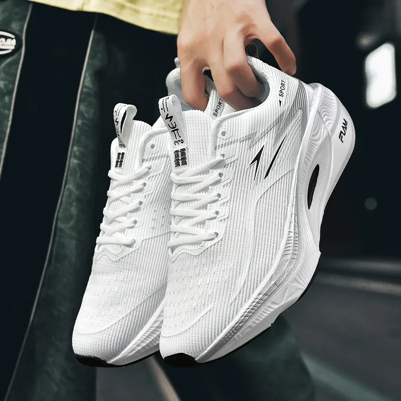 

Running Shoes Men Lace-up Sports Breathable Casual Shoes Men Lightweight Mesh Anti-slip Wear-resistant Sport Shoes Men