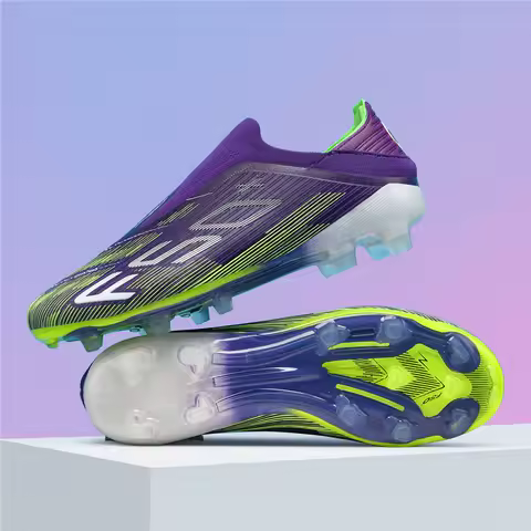 New Men's Football Boots Grass Cleats Futsal Comfortable Turf Soccer Shoes Sport Ultralight Fg Non Slip Indoor Adult Non-Slip