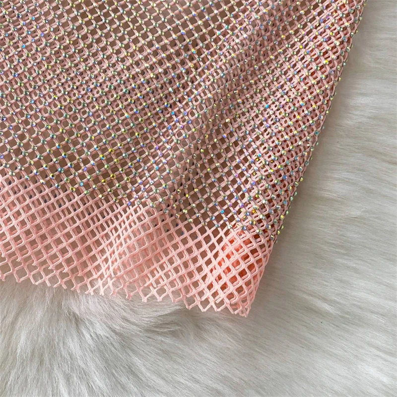 Hochwertige Damenbekleidung Strandmode Urlaub Diamant Sexy Spaghettikleid Damenkleidung Camisole Nachtclub Sommerkleider – Detail 8