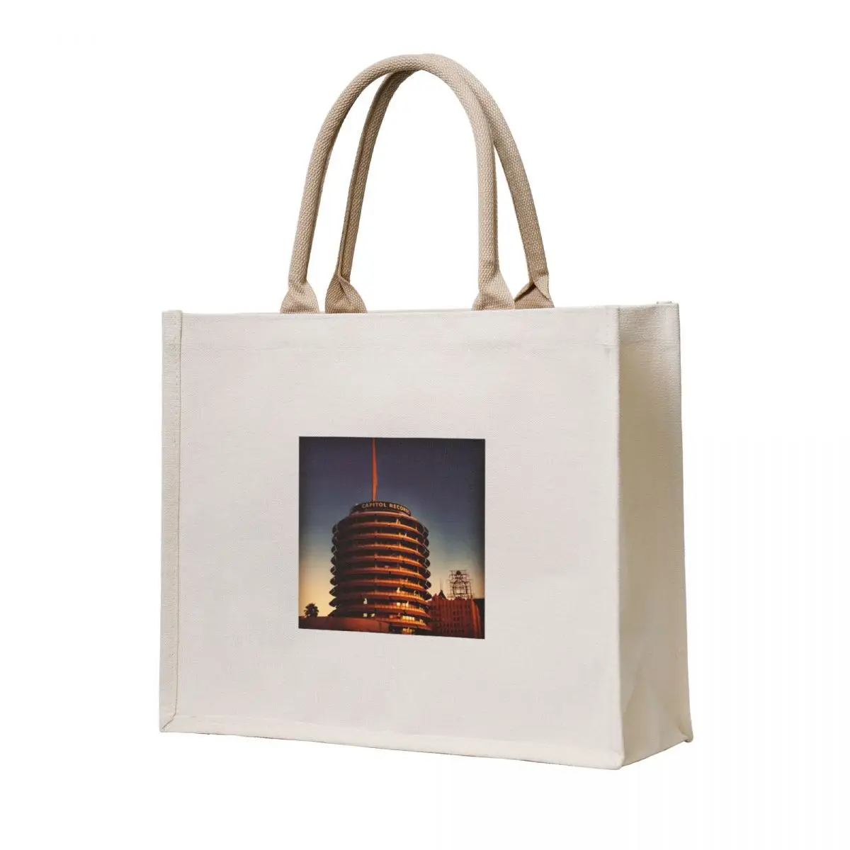

Vintage Capitol Records Building Tote Bag Women's shopper bag shopping bag bags woman 2025 hand ladies