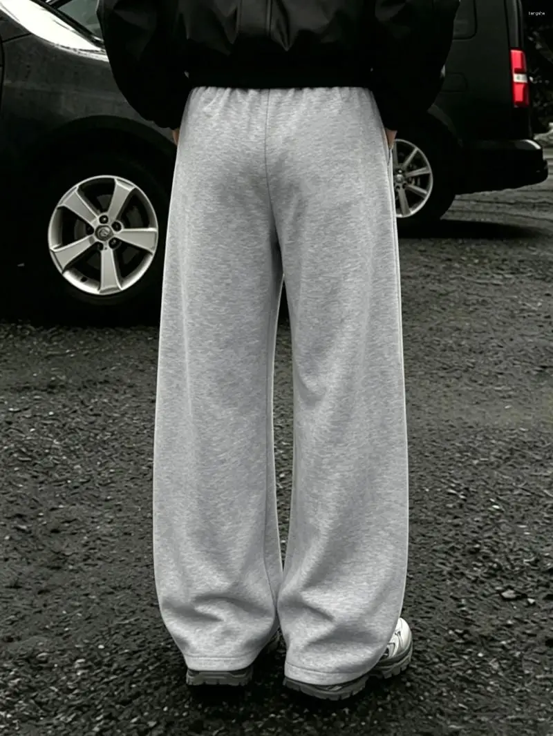 2026 Neue Gothic-Flammen-Grafik Weite Jogginghose mit Elastischem Kordelzug, Lose Y2K Hip-Hop Streetwear Lässige Lange Hose für Kinder – Detail 5