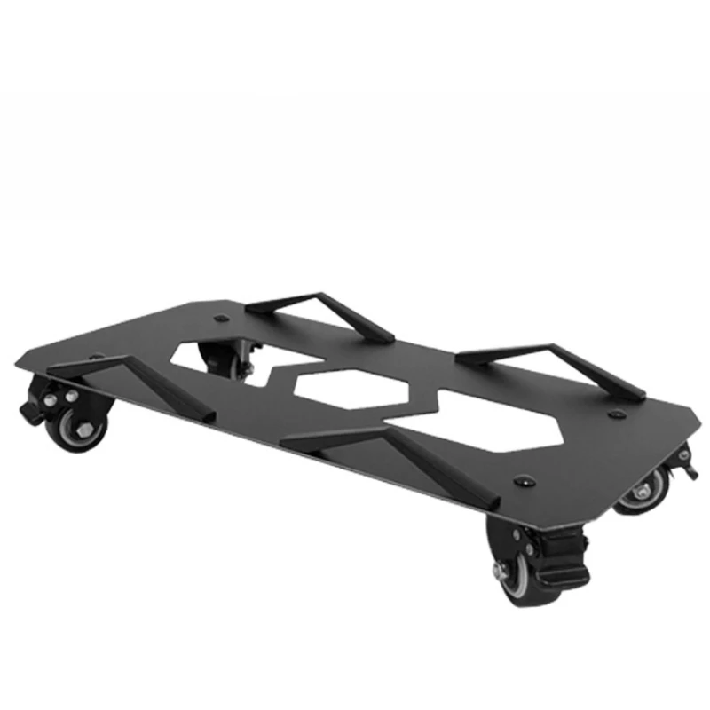 

Stainless steel black and white main box with wheel bracket large heavy-duty full tower universal wheel base