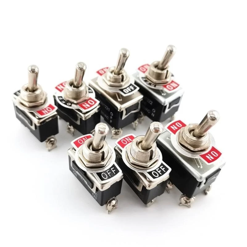 R9CC ON-OFF-ON / ON-OFF Miniature Toggle Switches Power Button Switches 2/3/4/6Pin