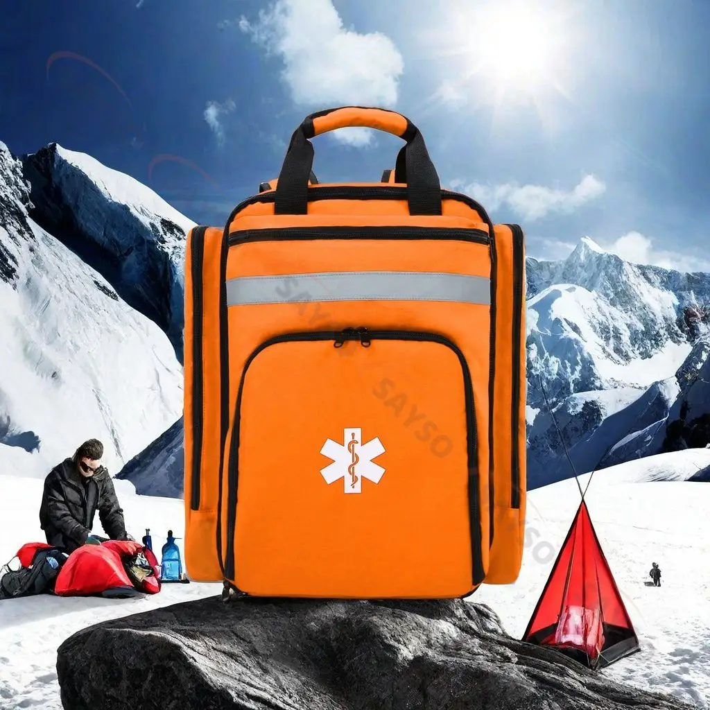 

Disaster Relief Bag First Aid Kit Emergency Rescue Backpack Large Capacity Classified Storage Survival Kits Medical Organizer