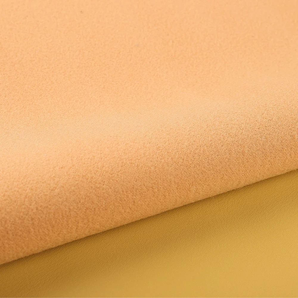 1.1mm Semi-PU Faux Synthetic Leather Material Sheets for Upholstery Craft DIY Sewing Plain Leather Pieces 50x137cm