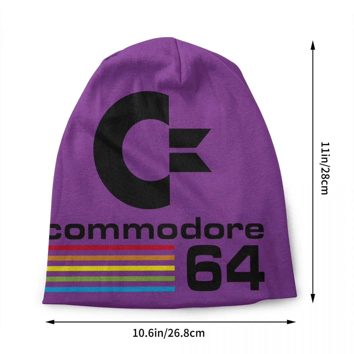 Commodore 64 Bonnet Hat Knitting Hats Men Women Fashion Unisex C64 Amiga Computer Warm Winter Beanies Cap