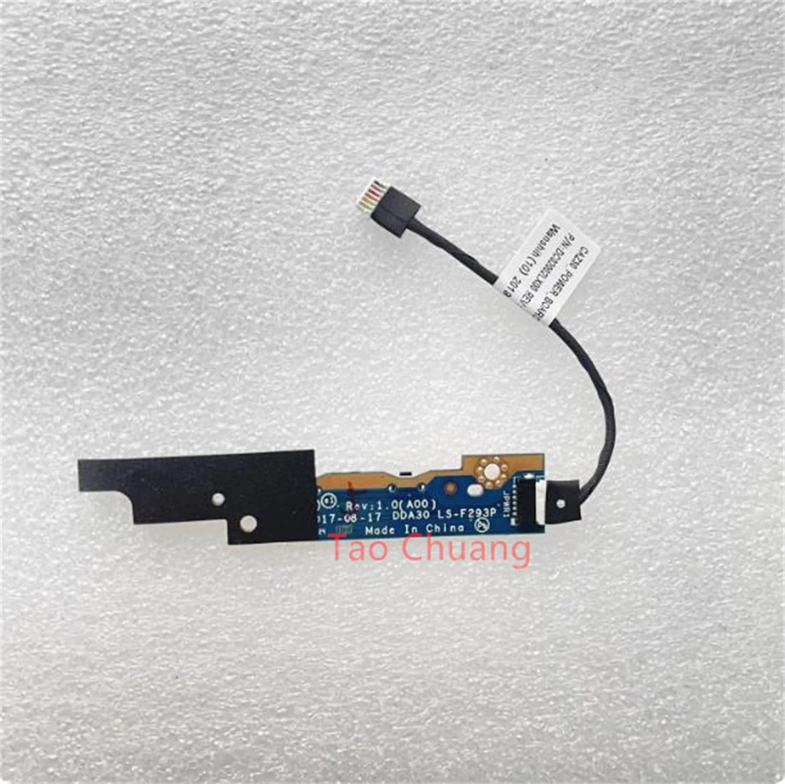 FOR Dell Latitude 5289 7390 7389 Volume Switch Button Board  0V30TJ LS-F293P