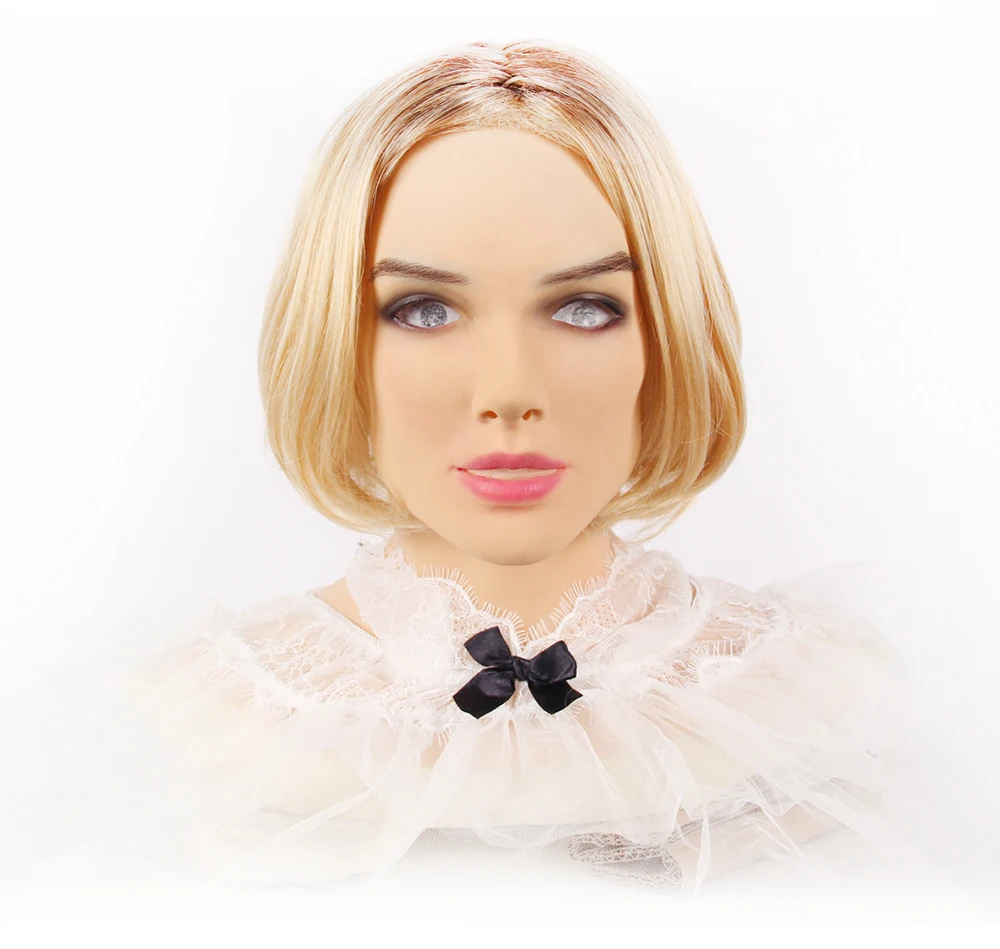 

Eyung 2019, женская маскаeleais, реалистичная силиконовая женская маска, маскарадная вечеринка, маска для Хэллоуина, кукла для косплея, транссексуала