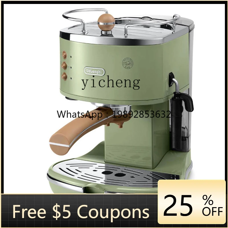 

Semi-Automatic Coffee Machine Household Small Mini Pump Pressure Frothed Milk