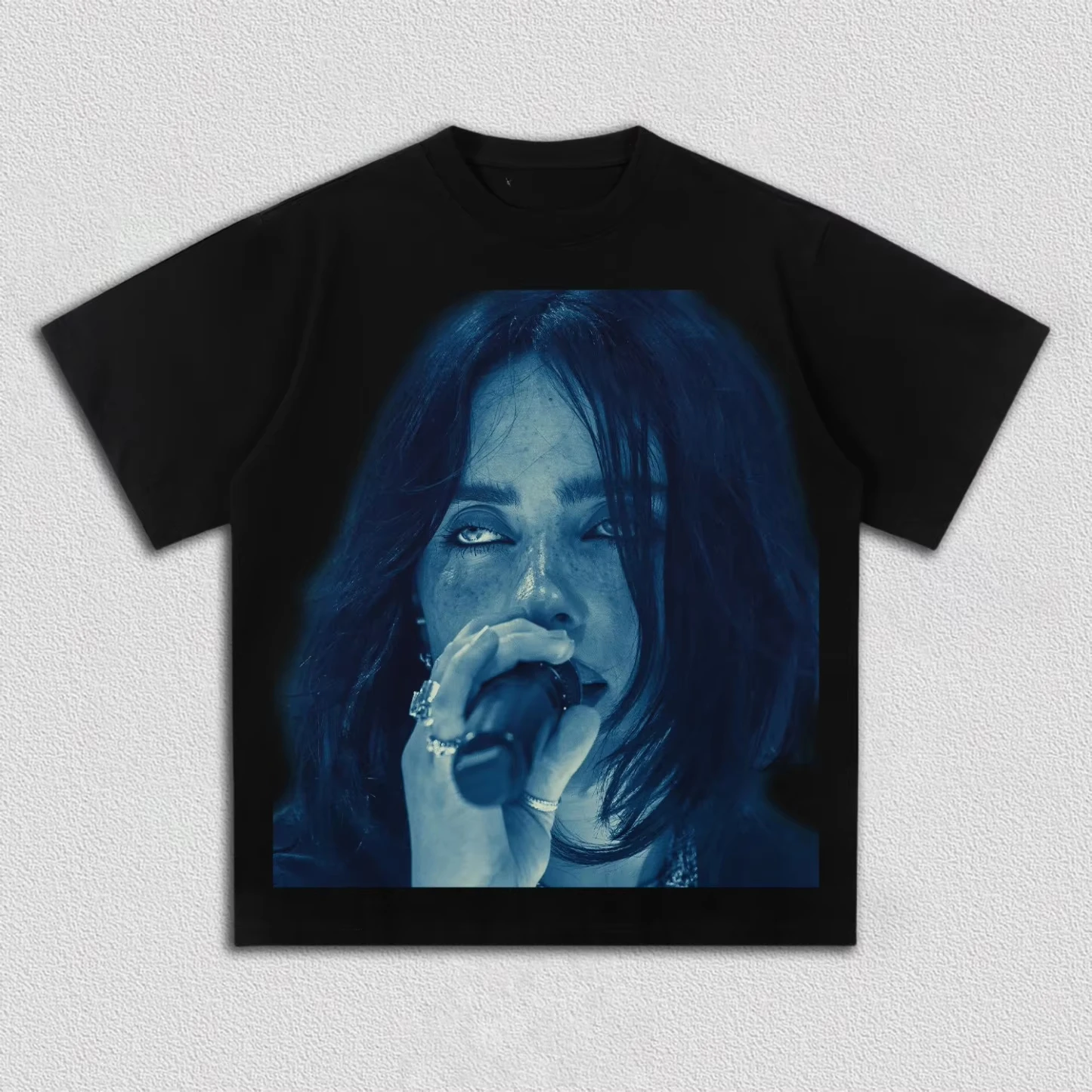 2026 New Cool Hot Billie Eilish Y2k Graphics Cotton Unisex Shirt 2026 New Short Sleeve Men's Women's Fashion Hip-hop 2