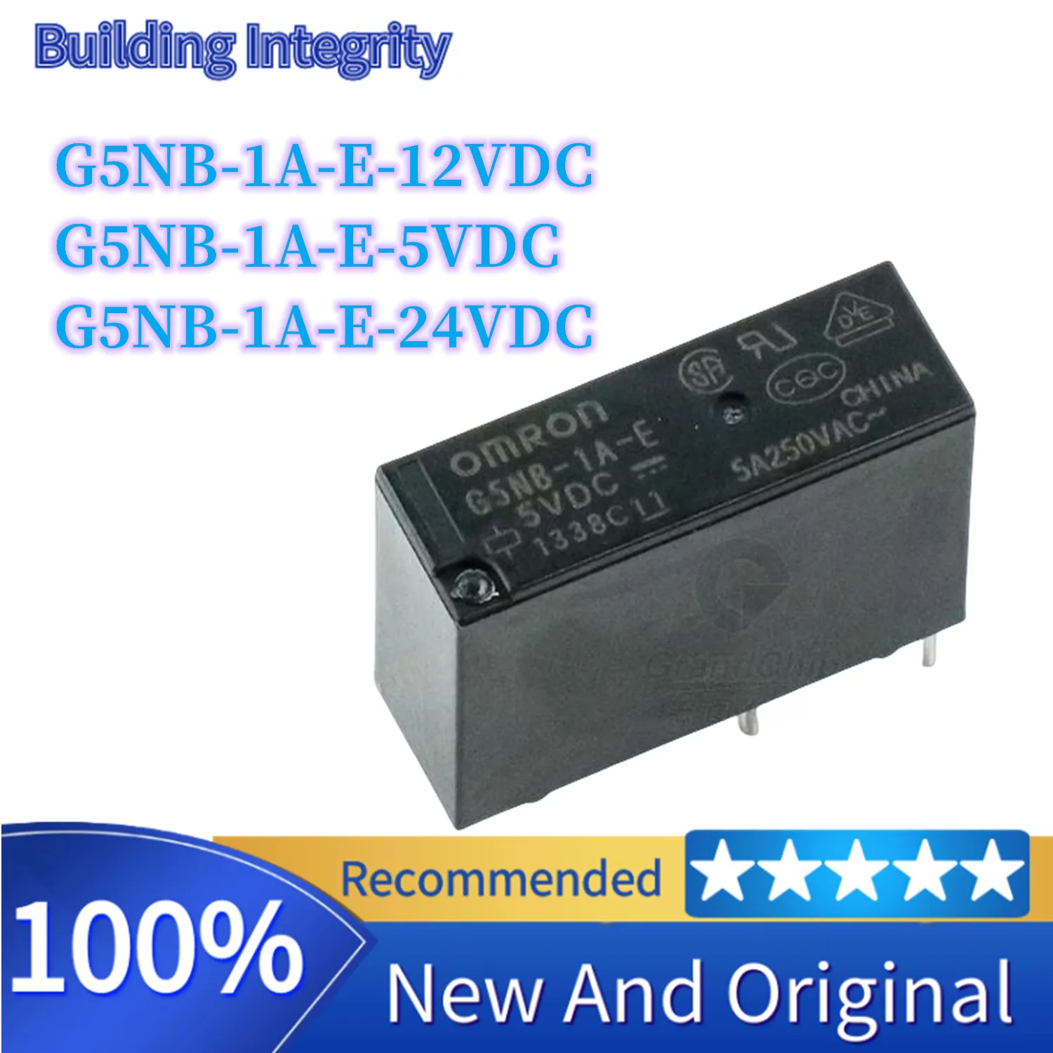 G5NB-1A-E-5VDC 12VDC 24VDC A Group of Normally Open 4 Feet Original Genuine Power Relay