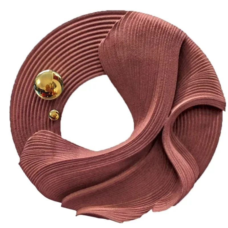 

Modern simple 3Dhand-painted relief sandstone decorativeatmosphere high-end model room corridor metal ball hanging painting