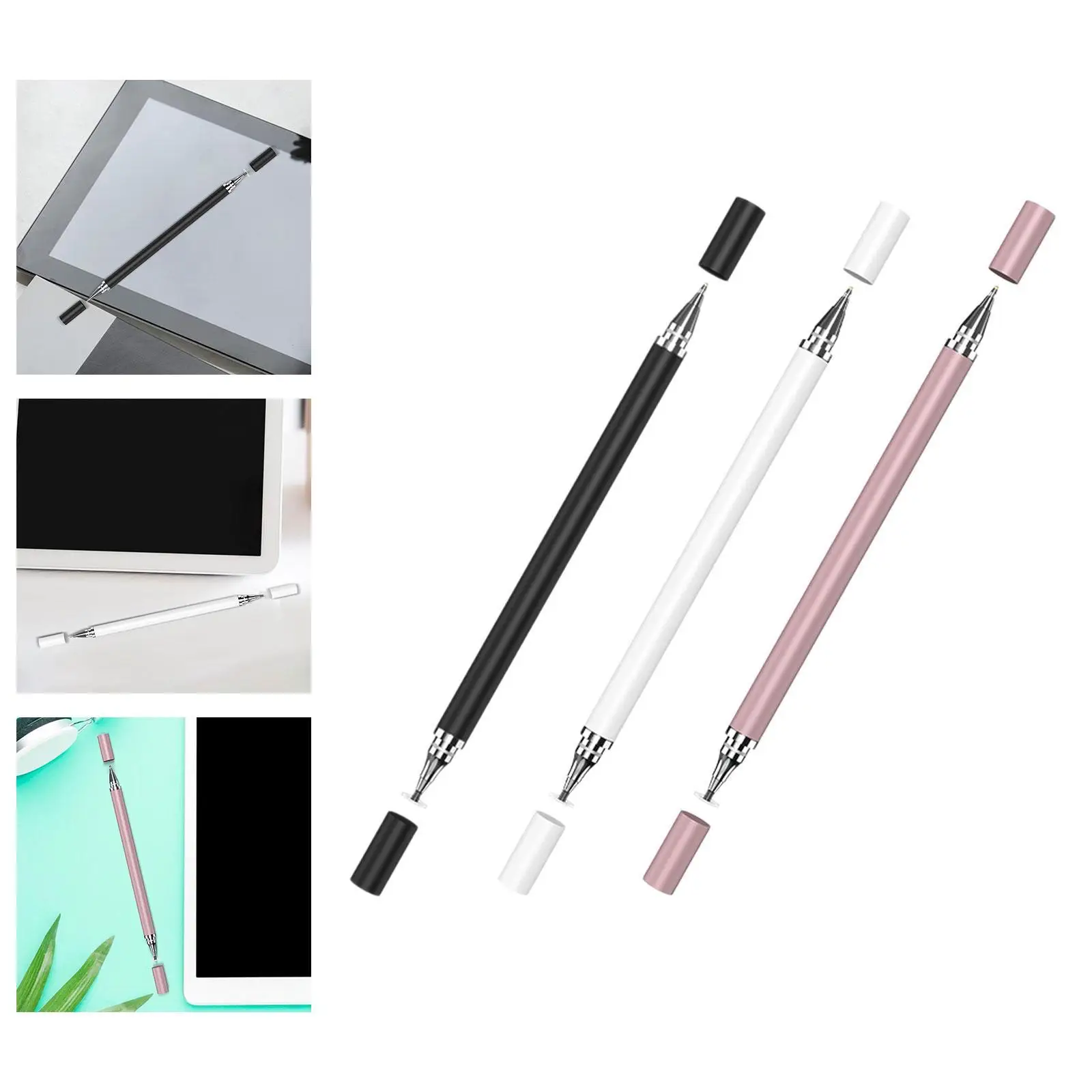 2 in 1 Capacitive Pen Easy to Use Point Touch Pen for Editing Gaming Drawing