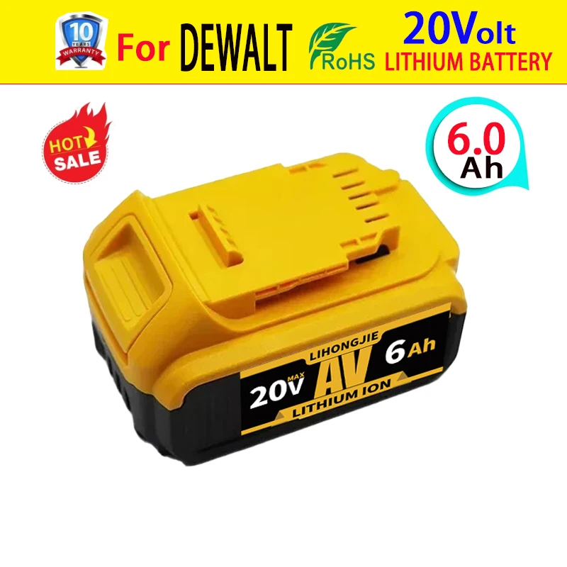 for DeWalt DCB200 20V 18V maximum 12.0AH rechargeable power tool battery lithium battery DCF887 CB205 DCB204