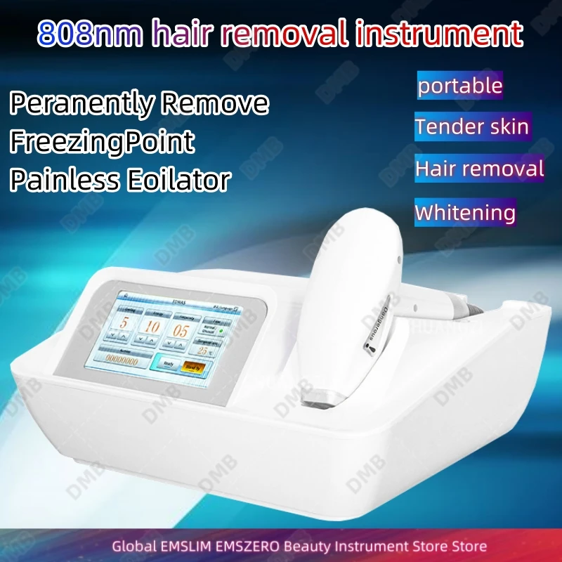 808nm Diode Laser Painless Permanent Hair Removal Machine Ice Platinum Titanium 808nm For All Kinds Of Hair On The Whole Body