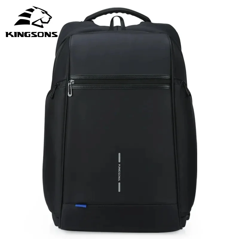 

Kingsons 15 17 inch Laptop Man Backpack USB Recharging Multi-layer Space Travel Male Bag Anti-thief Mochila