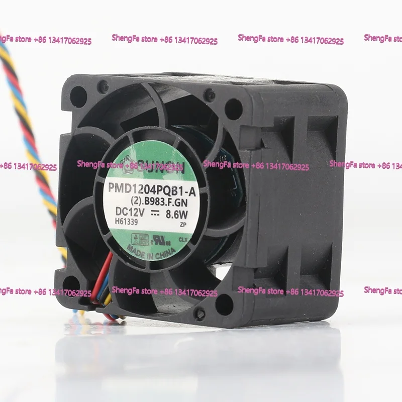 Cooling fan PMD1204PQB1-A SUNON 4028 12V 8.6W 4-pin 4CM  Dual ball switch Server Mute four-wire 4CM