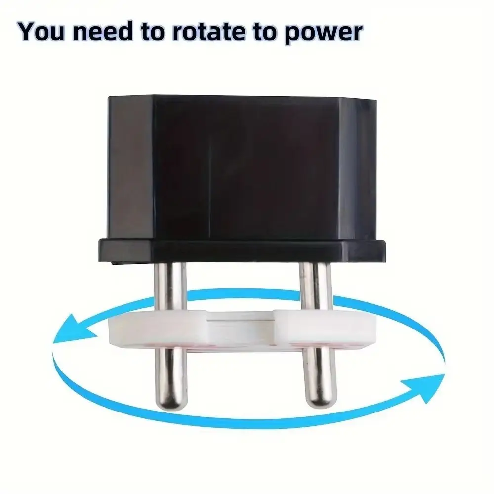 

New Plastic Electric Outlet Cover White Two Phase Safe Lock Cover Covers Unisex Safety