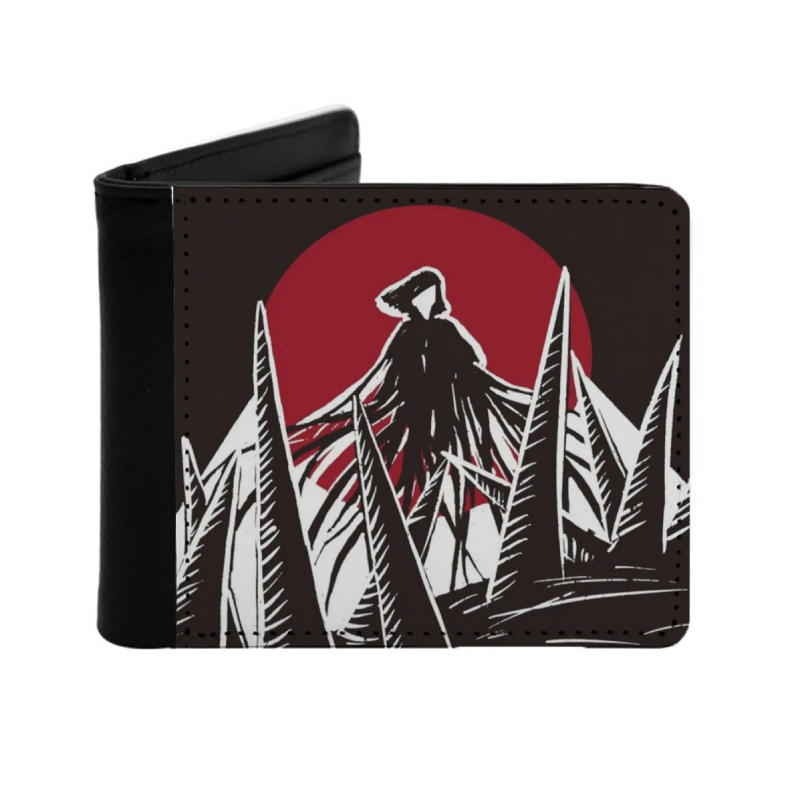 Cartera para hombre Cartera de cuero Pu Monedero multifunción para tarjetas de crédito Mistborn Vin Cosmere Brandon Sanderson Fantasy personalizado